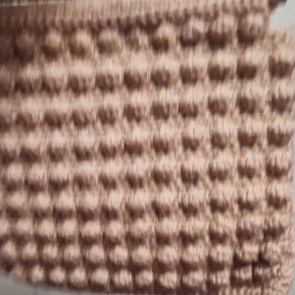 Vintage Hand Crocheted Wooden Handle Bag Coastal Grandma Boho Tote - Picture 5 of 11